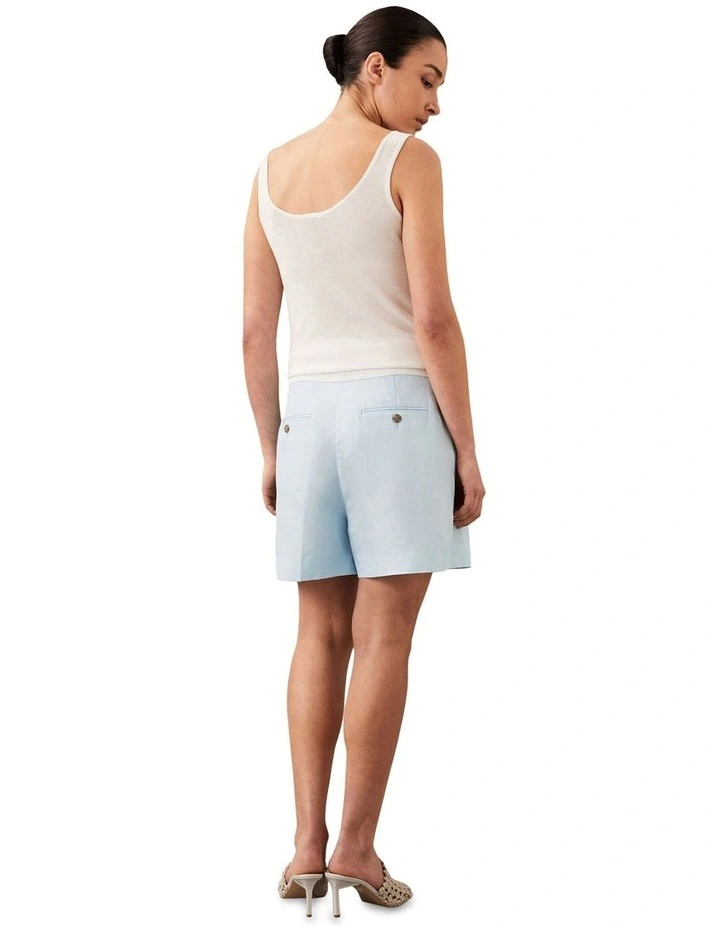 Fine Gauge Viscose Tank in Beige image 2