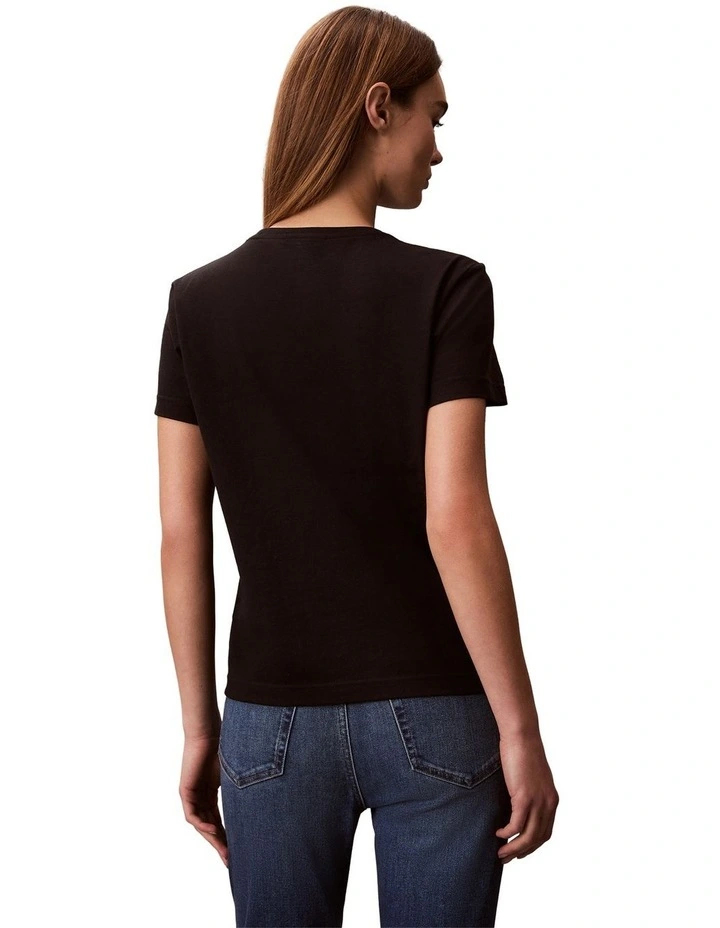 Archive Logo T-Shirt in Black image 2