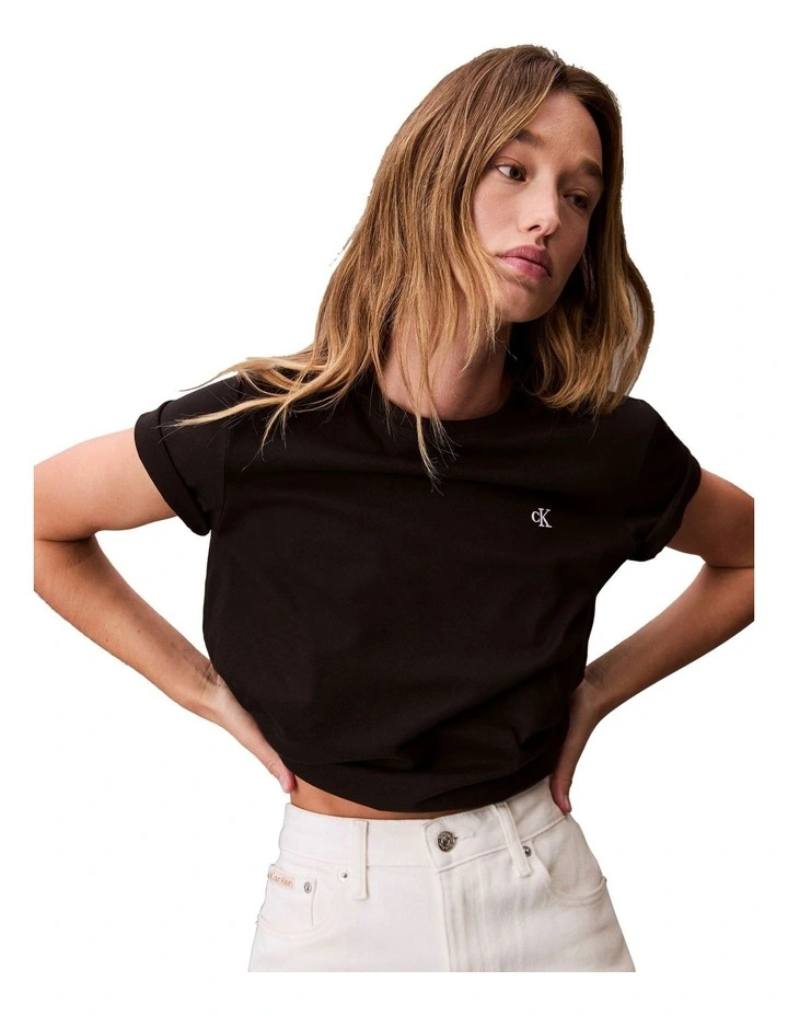 Archive Logo T-Shirt in Black image 3