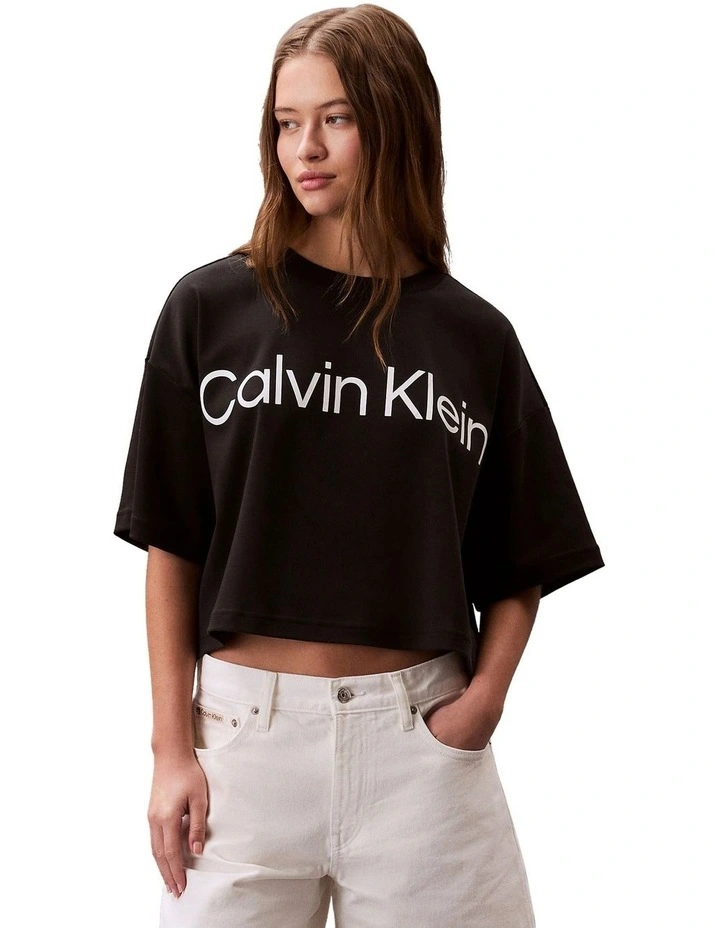 Boxy Logo Graphic Tee image 3