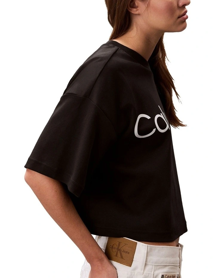 Boxy Logo Graphic Tee image 5
