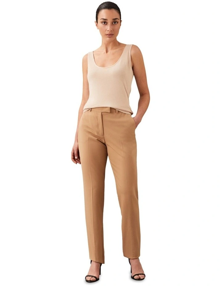 Fine Gauge Viscose Tank in Green image 4