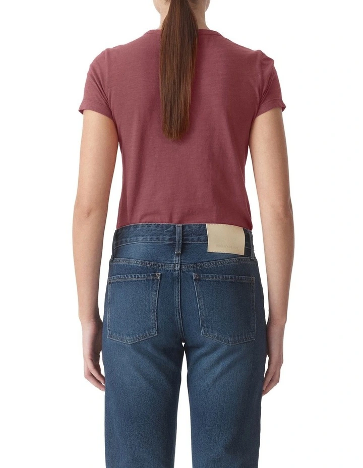 Baby Tee in Malbec image 2