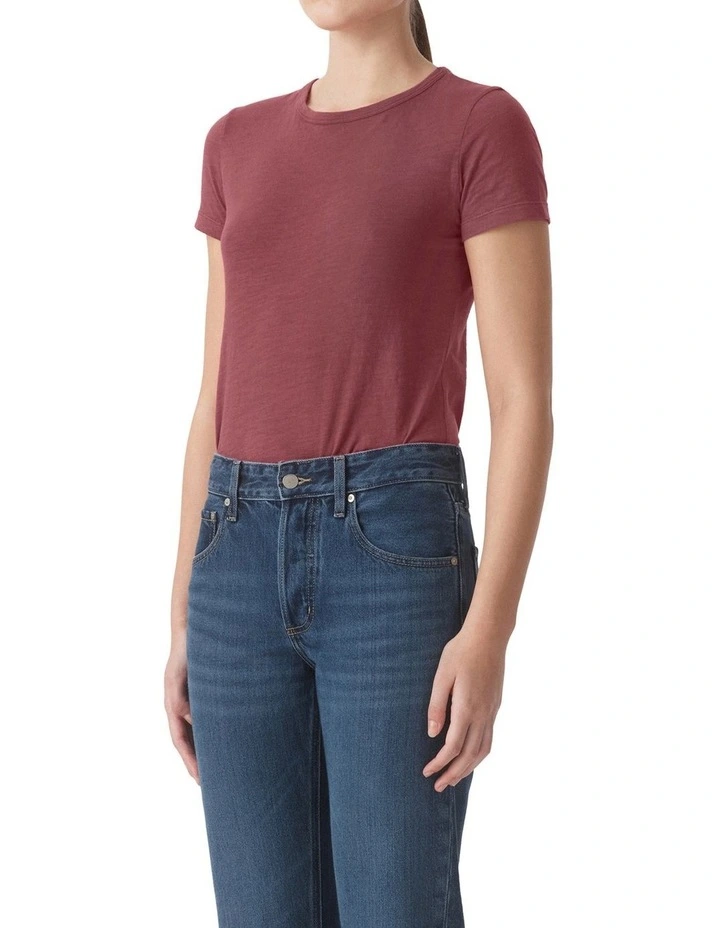 Baby Tee in Malbec image 3