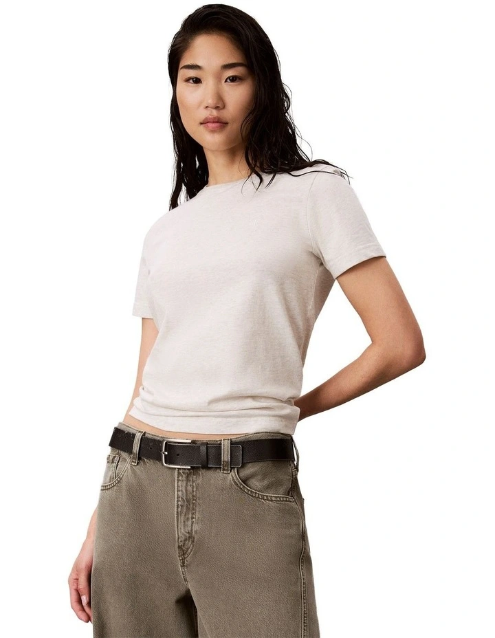 Archive Jersey Crew Tee in Grey image 1