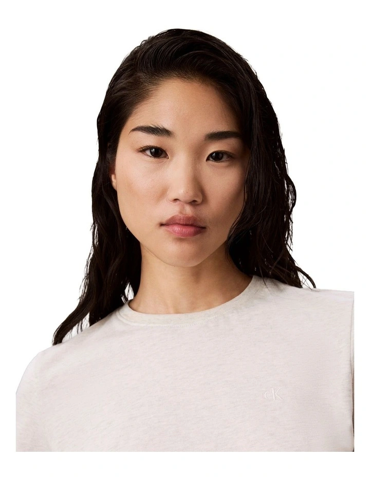 Archive Jersey Crew Tee in Grey image 4