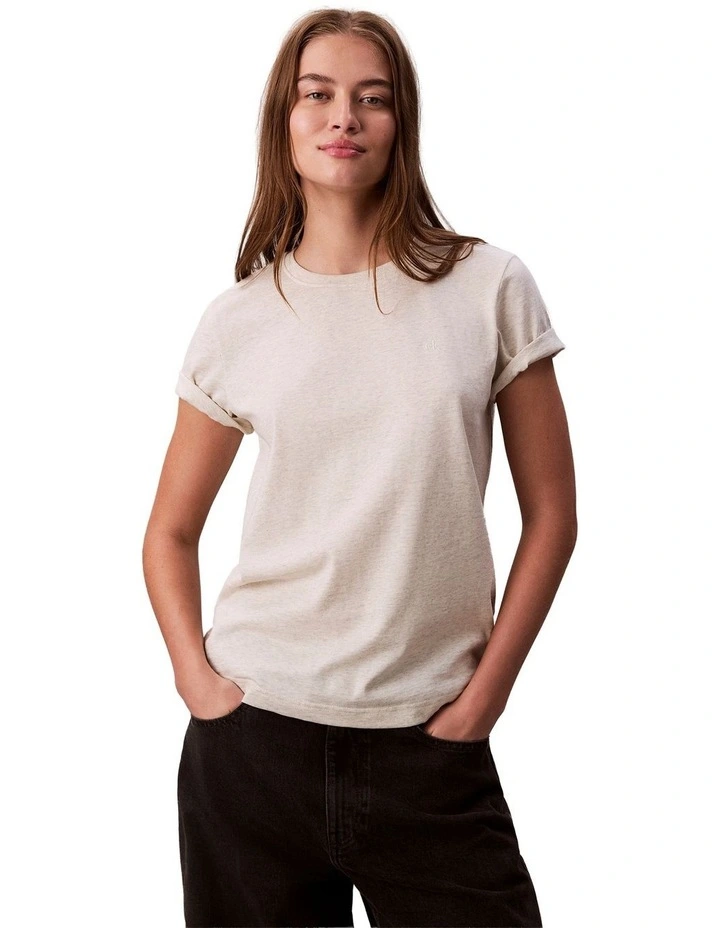 Archive Jersey Crew Tee in Grey image 4