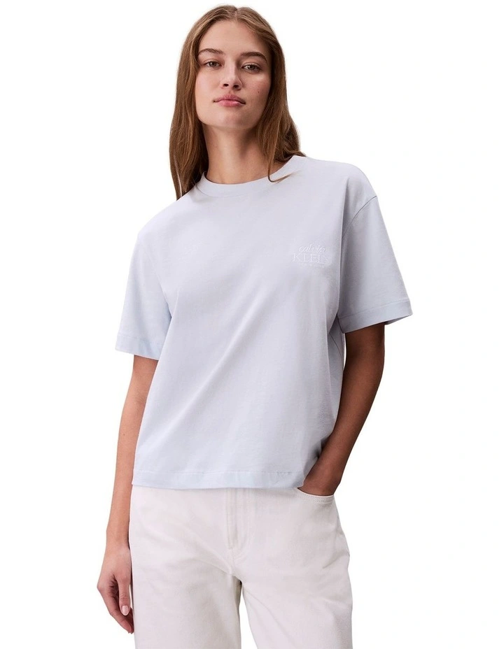 Short Sleeve Boxy Graphic T-shirt in Plein Air image 1