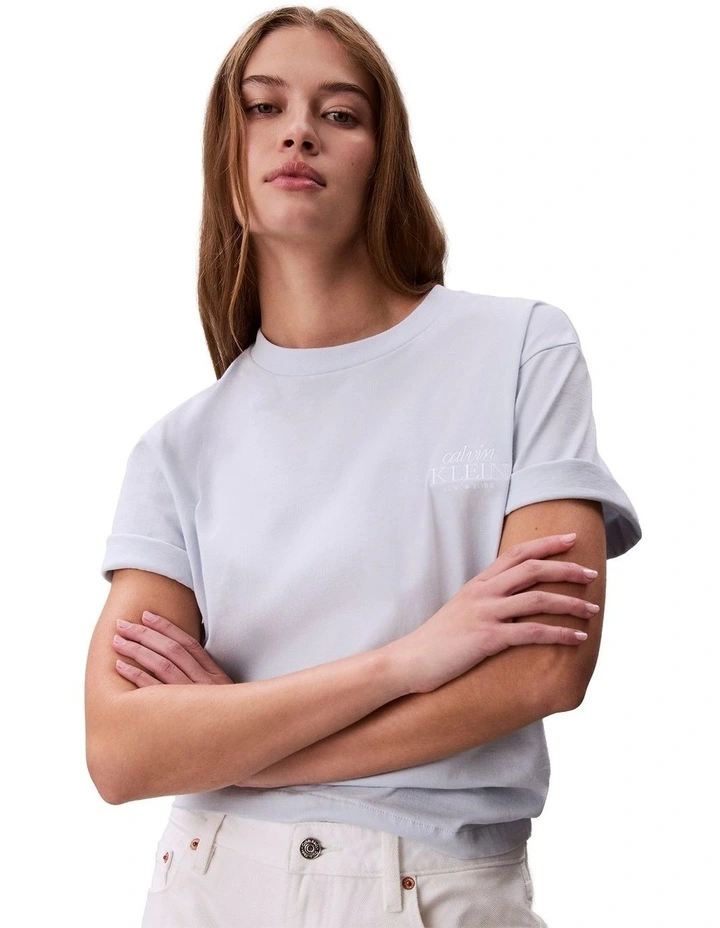 Short Sleeve Boxy Graphic T-shirt in Plein Air image 5