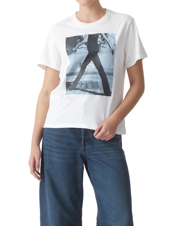 Power Tee in White image 1