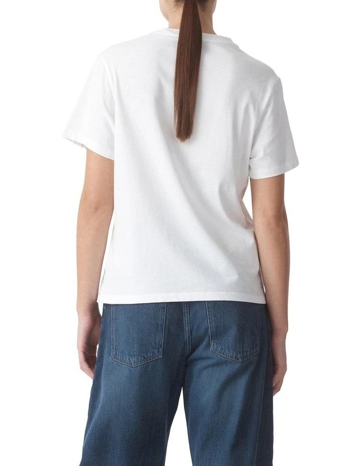 Power Tee in White image 2