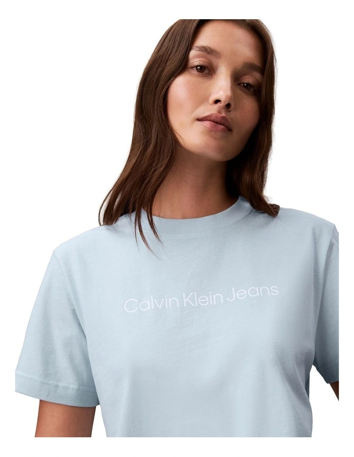 Institutional Logo Classic Tee in Breezy Blue image 4