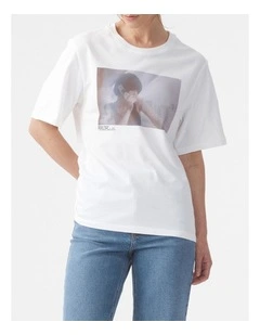 Nobody's Home Tee in White