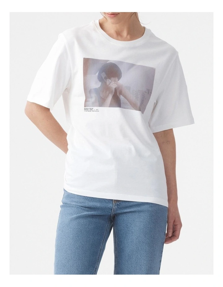 Nobody's Home Tee in White image 1