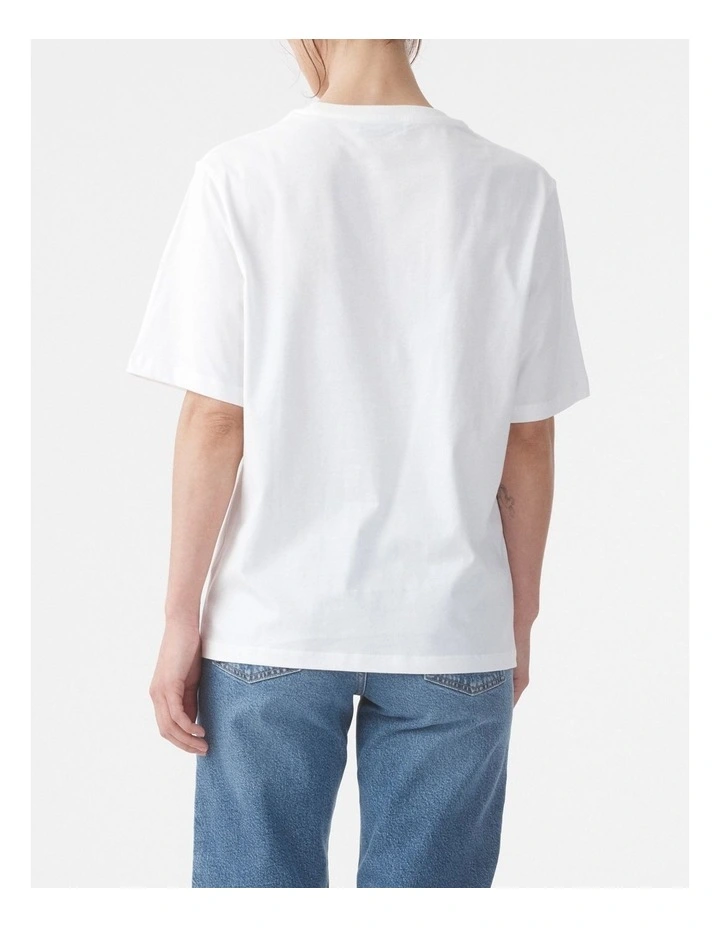 Nobody's Home Tee in White image 2