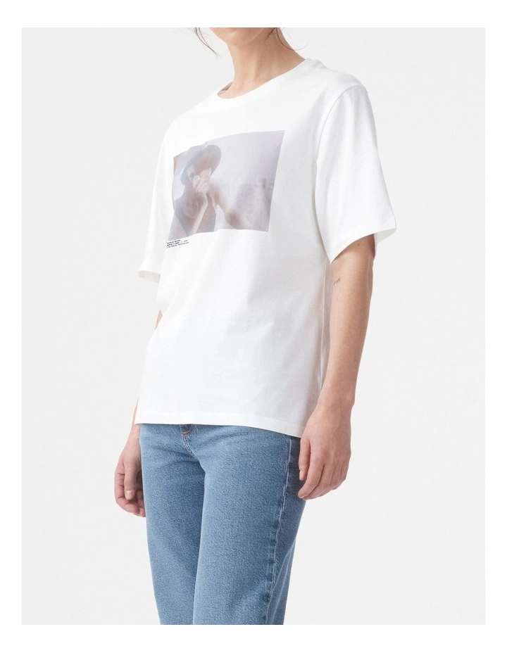 Nobody's Home Tee in White image 3
