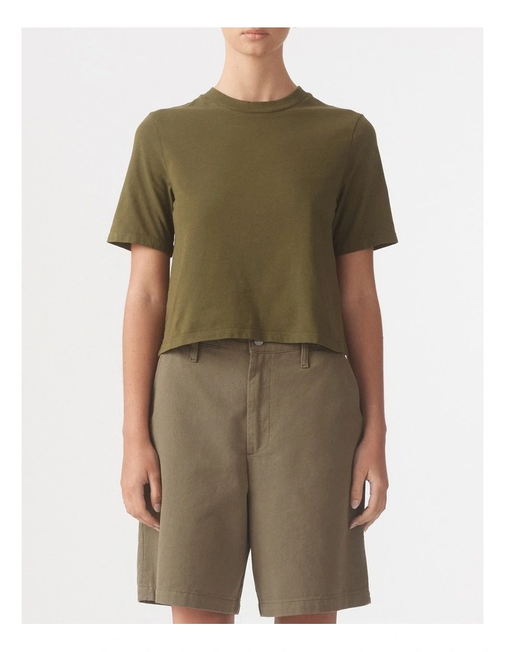Jean Tee in Olive image 1