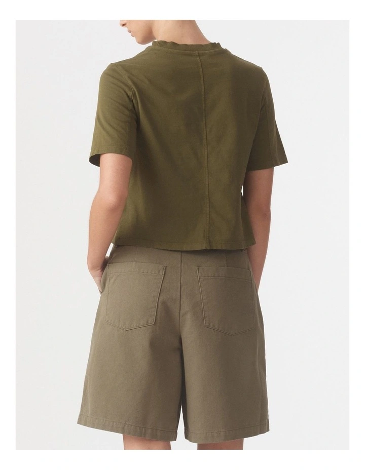 Jean Tee in Olive image 2