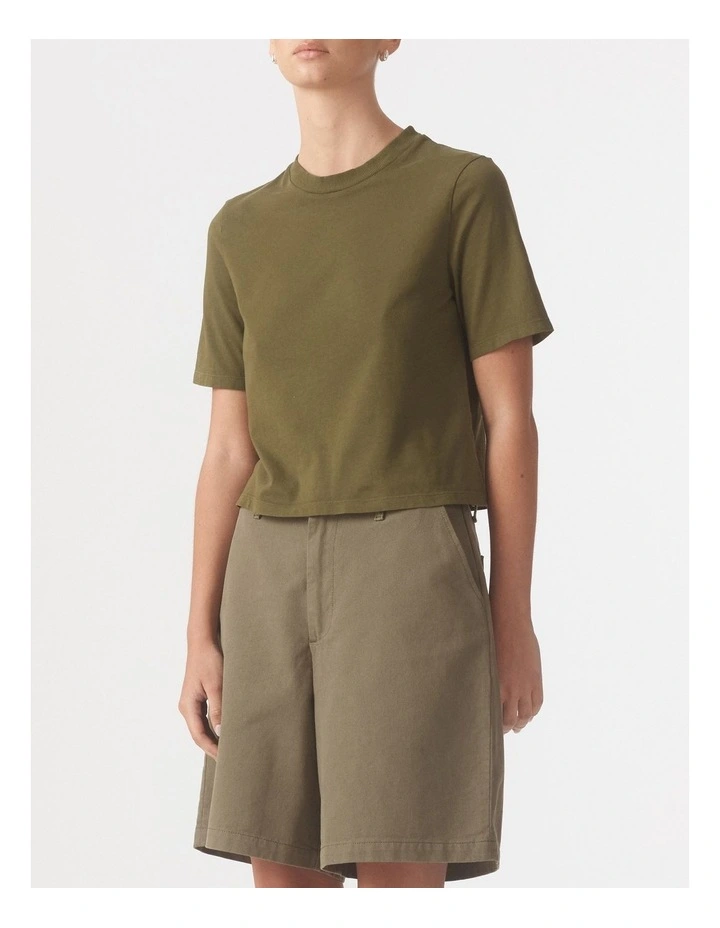 Jean Tee in Olive image 3