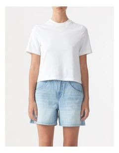 Jean Tee in White