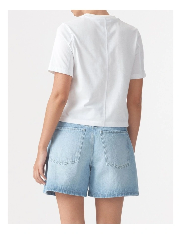 Jean Tee in White image 2