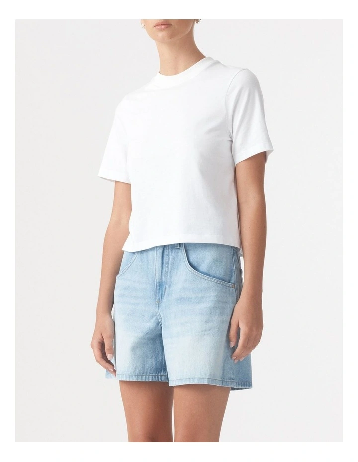 Jean Tee in White image 3