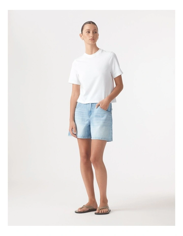 Jean Tee in White image 4