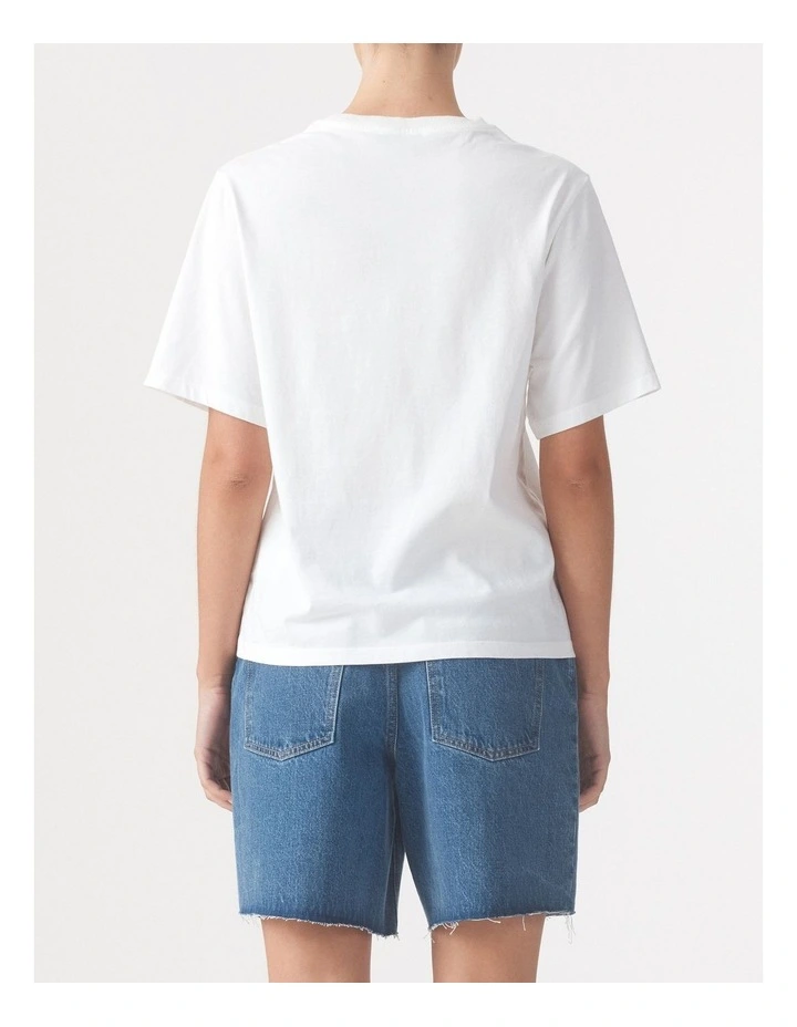 In Bloom Tee in White image 2