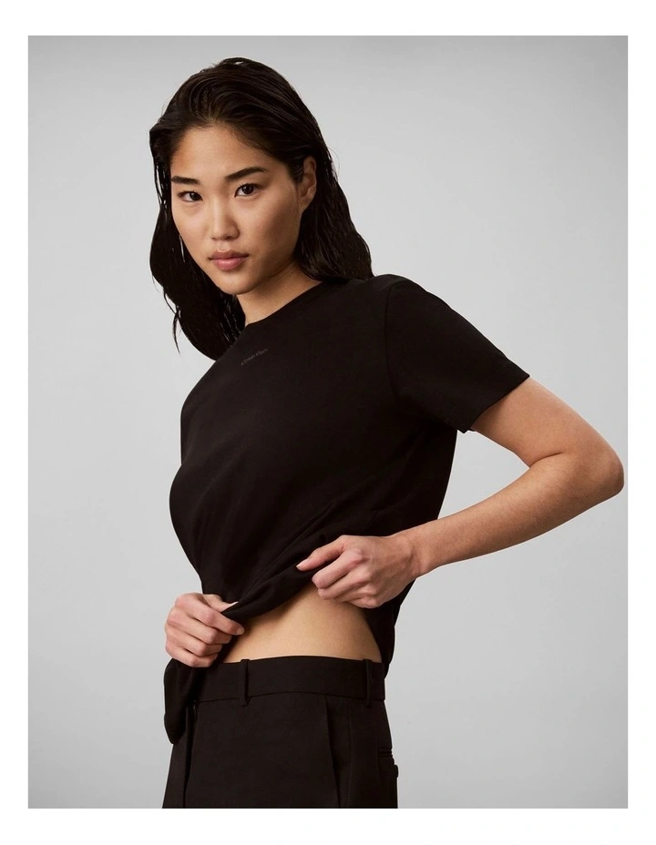 20s Classic Seasonal Logo T-Shirt in Black image 3