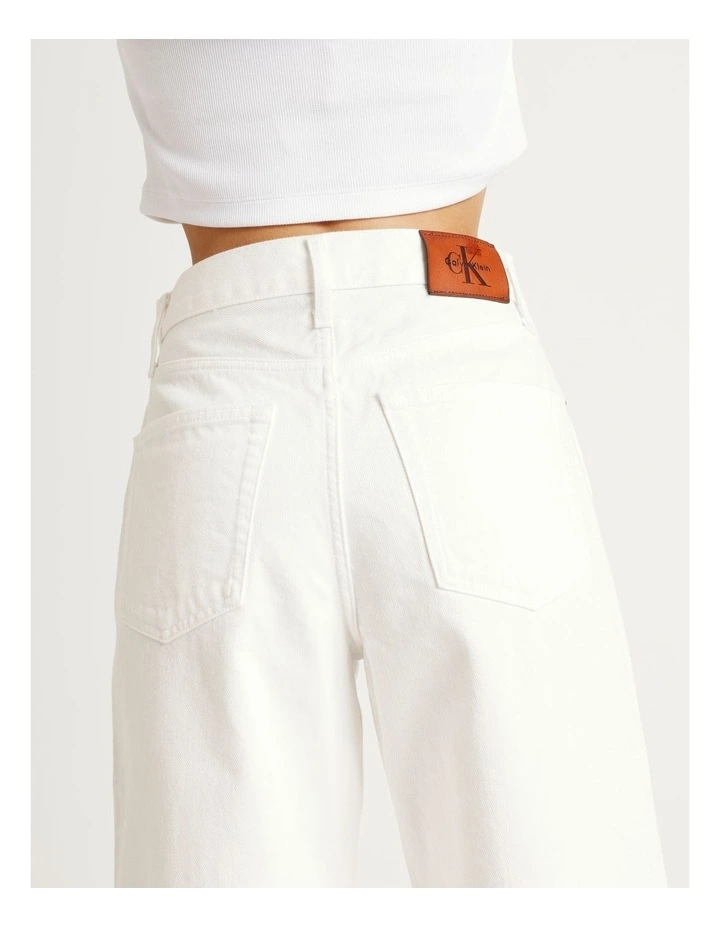 The Wide Leg Jean in Chalk image 2