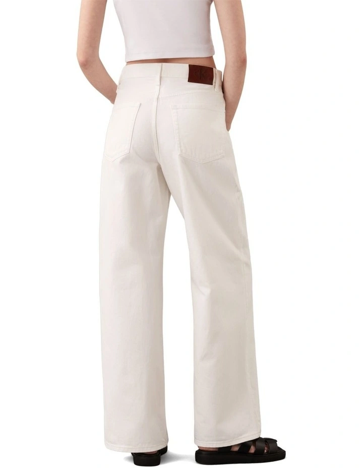 The Wide Leg Jean in Chalk image 2