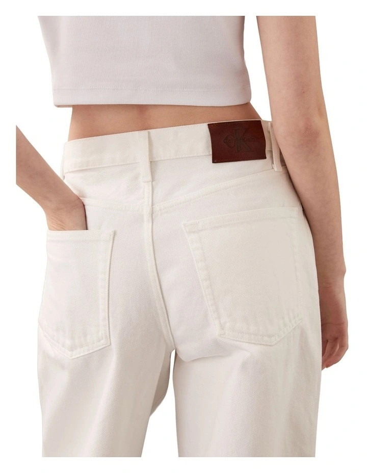 The Wide Leg Jean in Chalk image 3