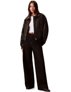 The Wide Leg Jeancin in Classic Rinse