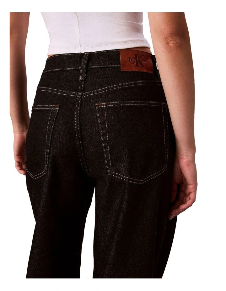 Wide Leg Jeans in Black image 6