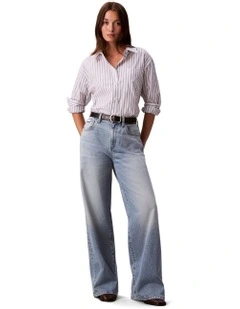 The Wide Leg Jeans in Blue