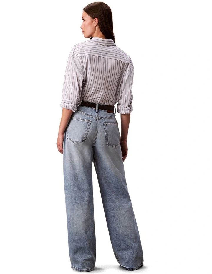 The Wide Leg Jean in Blue image 2