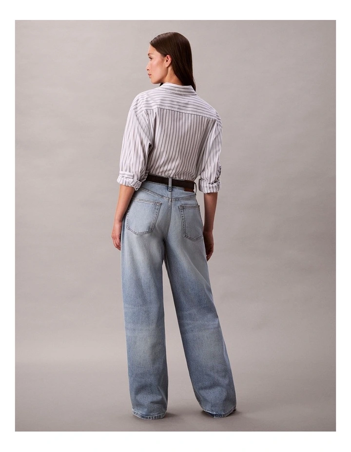 The Wide Leg Jean in Jones Blue image 2
