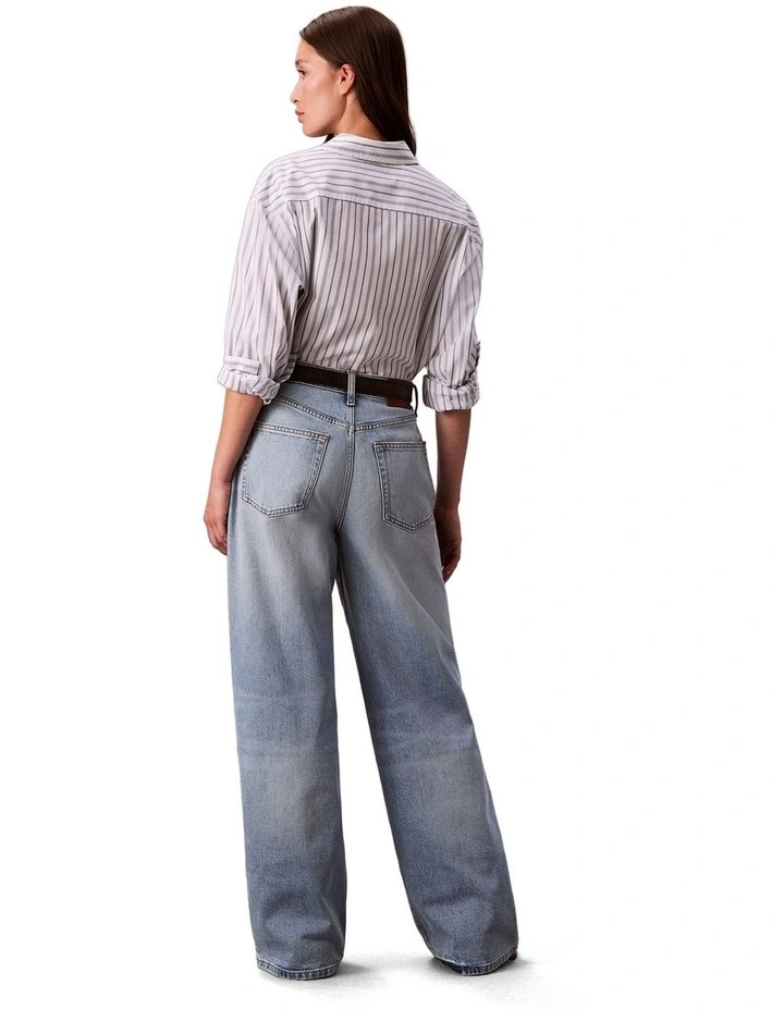 The Wide Leg Jeans in Blue image 2