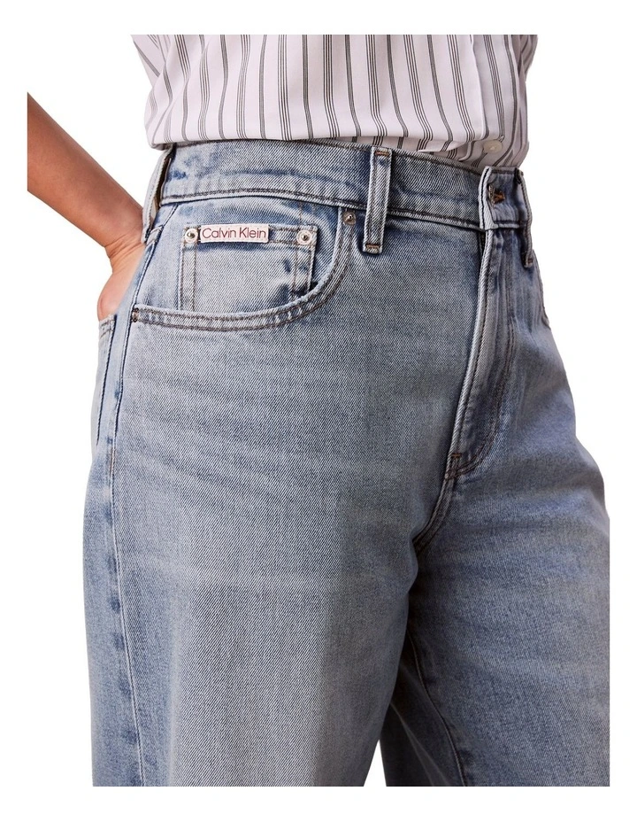The Wide Leg Jean in Blue image 5