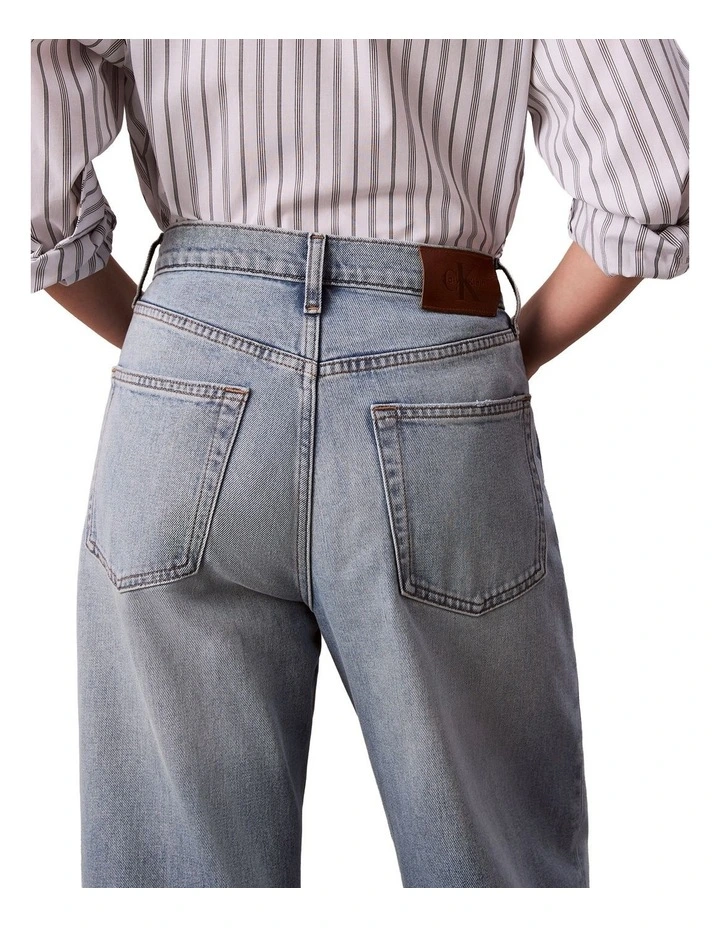 The Wide Leg Jean in Blue image 6