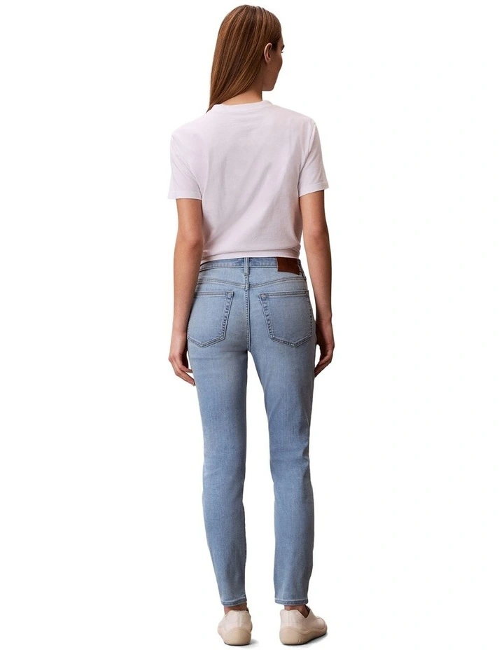 Mid Rise Skinny Jeans in Light Cape image 2