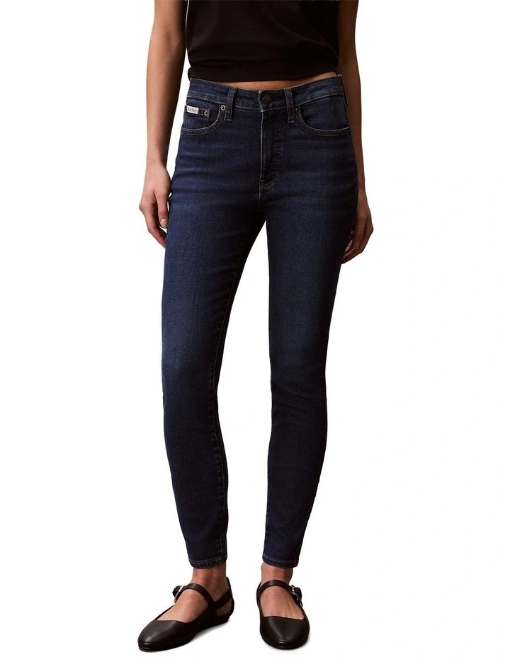 Mid Rise Skinny Blue Jean in Blue Orbit image 1