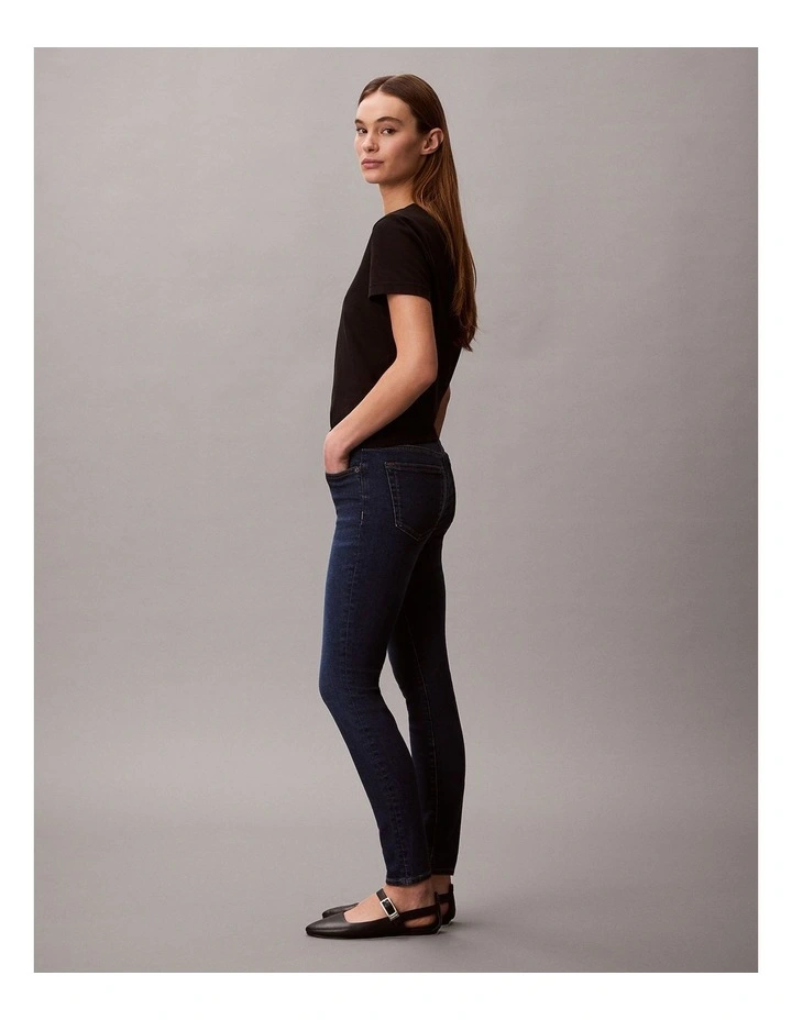 Mid Rise Skinny Blue Jean in Blue Orbit image 3