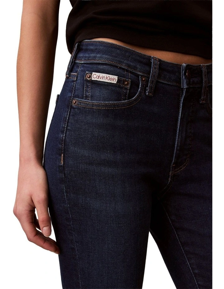 Mid Rise Skinny Blue Jean in Blue Orbit image 4