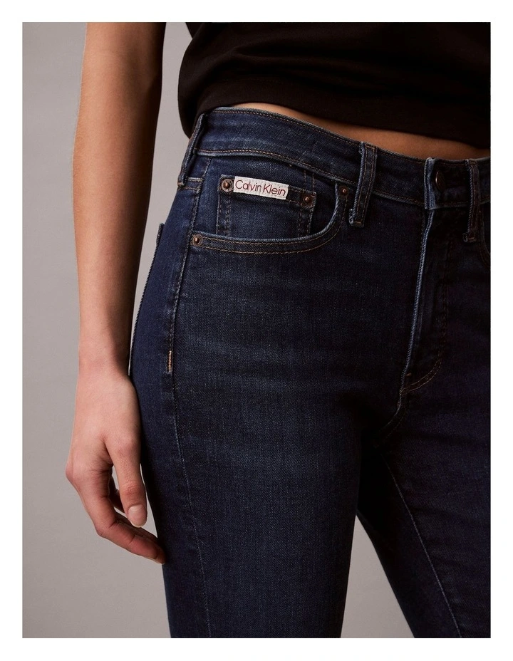 Mid Rise Skinny Blue Jean in Blue Orbit image 5