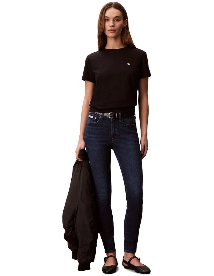 Mid Rise Skinny Blue Jean in Blue Orbit image 6