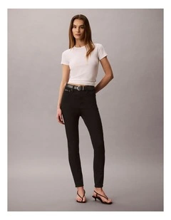 High Rise Skinny Jean in Classic Black