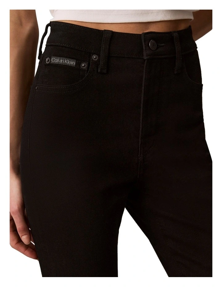 High Rise Skinny Jean in Classic Black image 4
