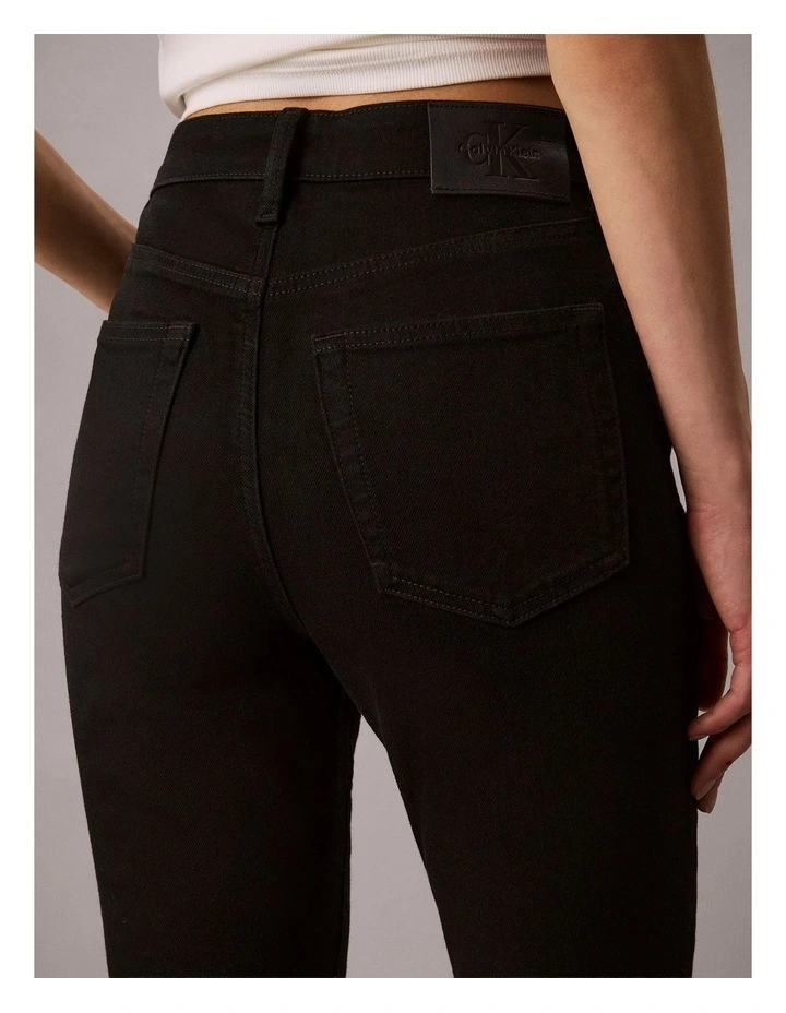 High Rise Skinny Jean in Classic Black image 5