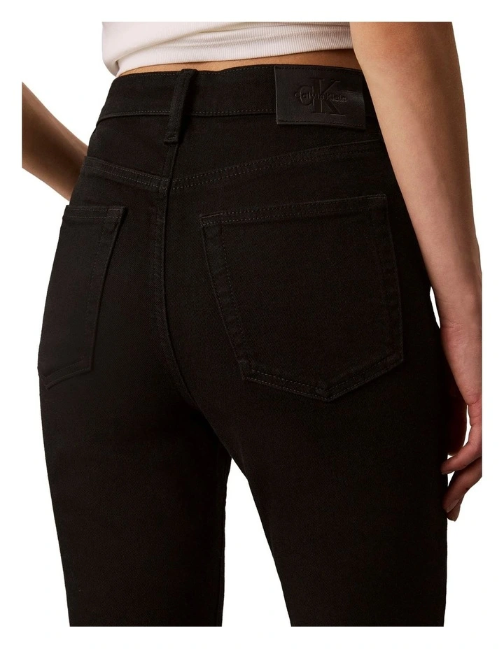 High Rise Skinny Jean in Classic Black image 5